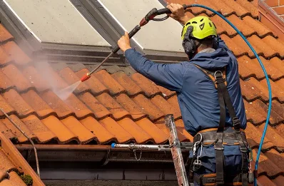 Démoussage et hydrofuge de toiture à Albières